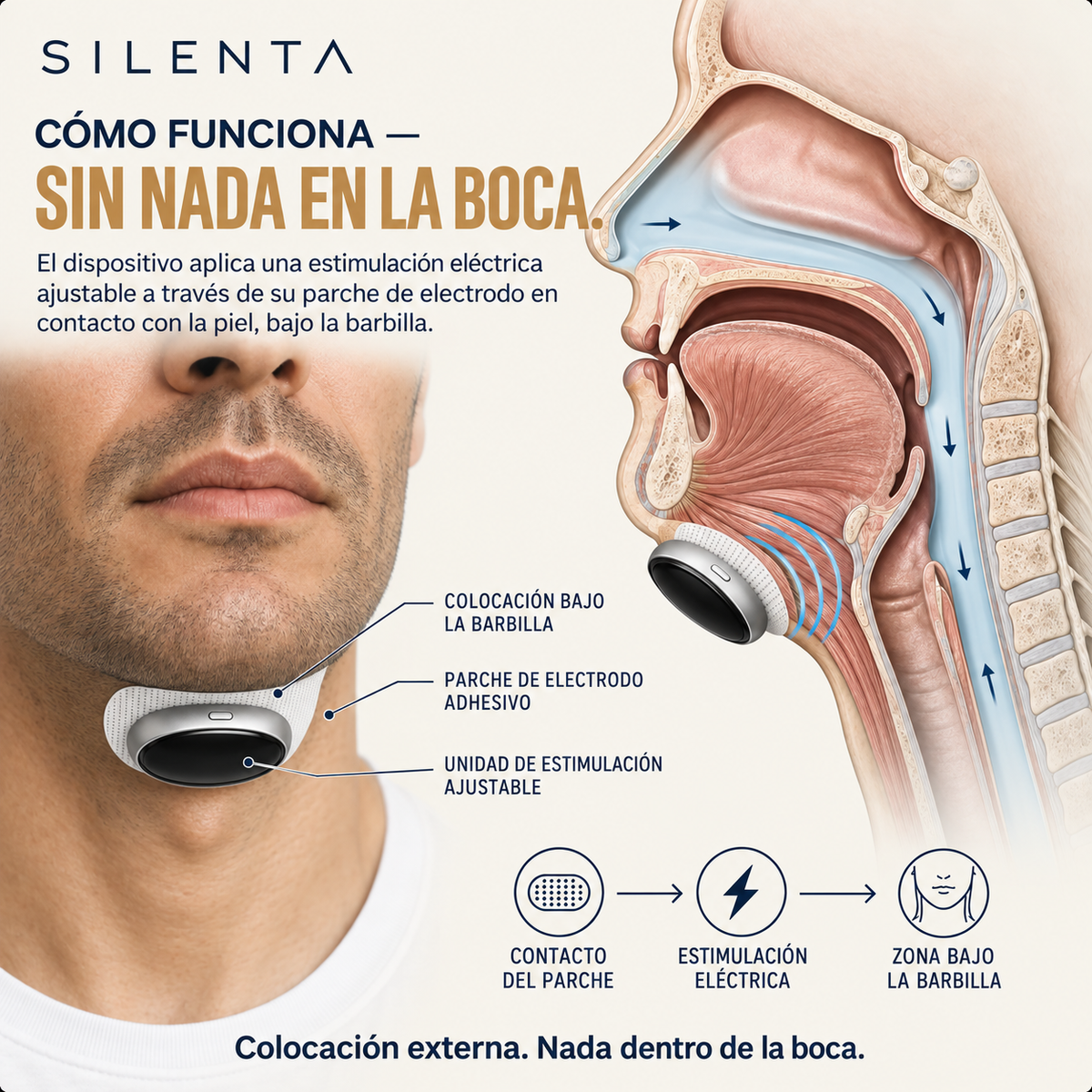Silenta Nocturno — dispositivo antirronquidos